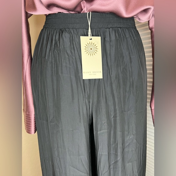 Ramy Brook Palazzo Pant in Black NWT - Picture 5 of 7